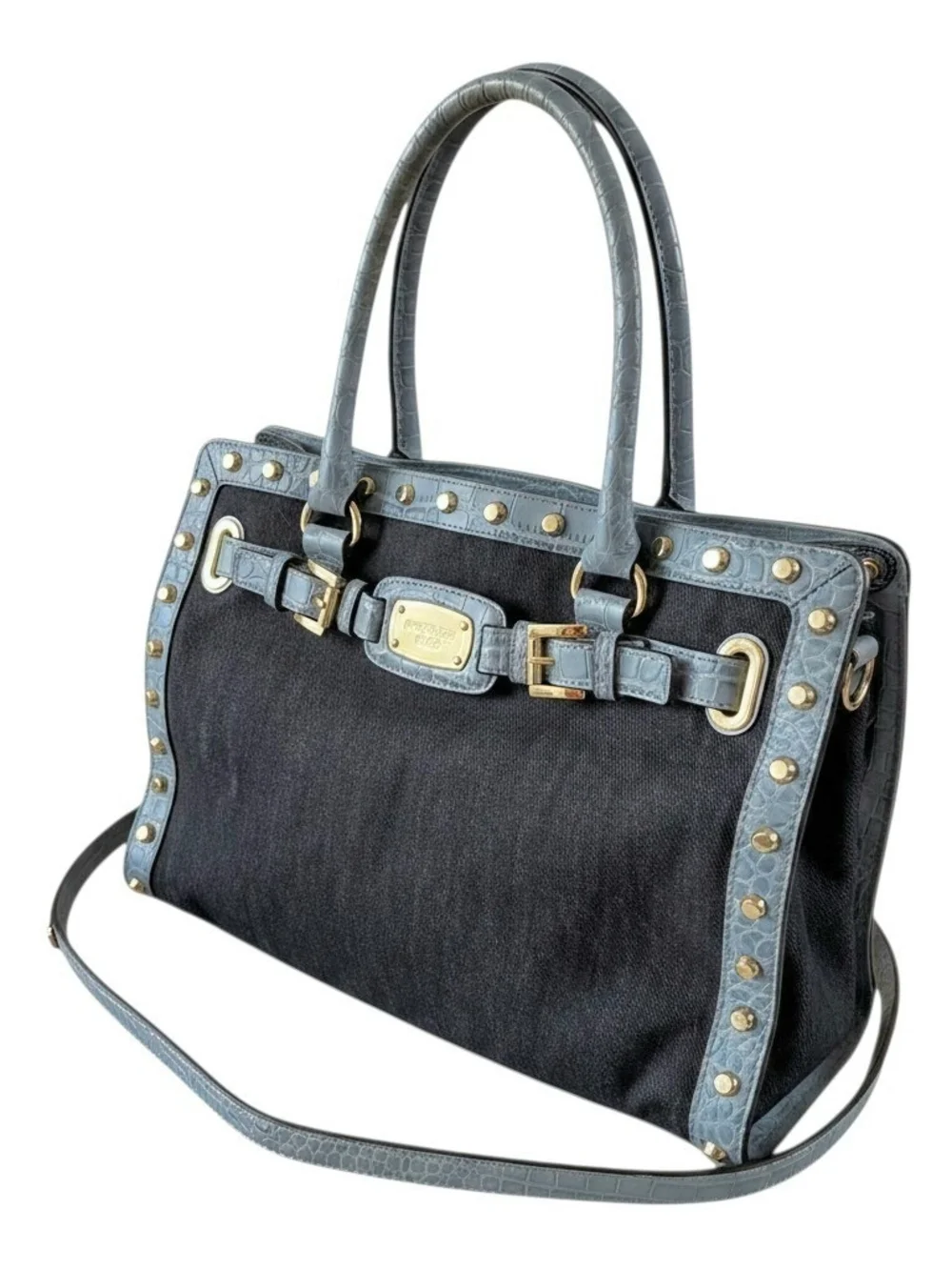 Michael Kors Hamilton Denim Satchel